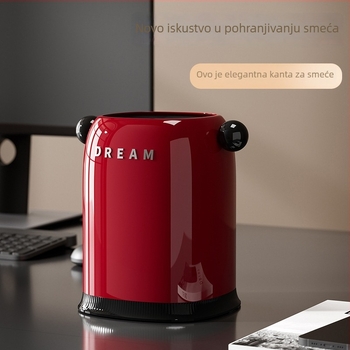 Kućni stolni kantu za otpatke s otvorom, velik kapacitet, dvostruki spremnik, za spavaću sobu i kupaonicu, elegantan izgled