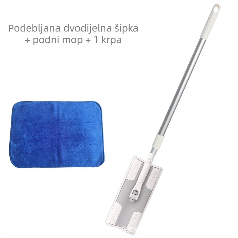 Unapređeni ojačani držač mopa za lagani ravni mop – zamjenska glava za čišćenje poda