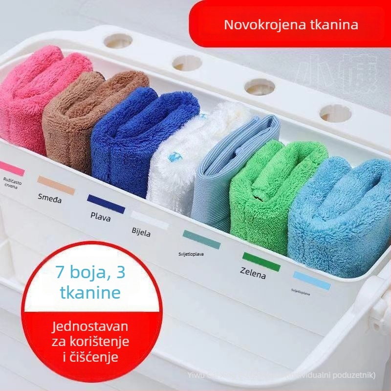 Unapređeni ojačani držač mopa za lagani ravni mop – zamjenska glava za čišćenje poda