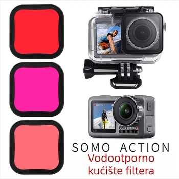 Set crveno-ljubičastih filtera za podvodno kućište DJI Osmo Action