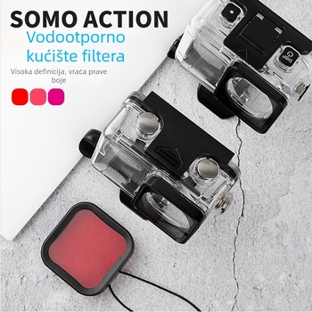 Set crveno-ljubičastih filtera za podvodno kućište DJI Osmo Action