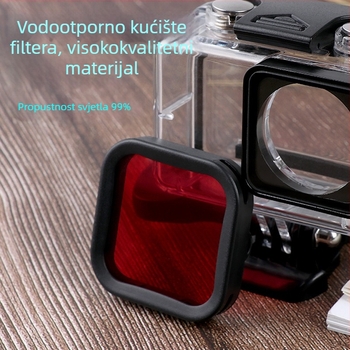 Set crveno-ljubičastih filtera za podvodno kućište DJI Osmo Action