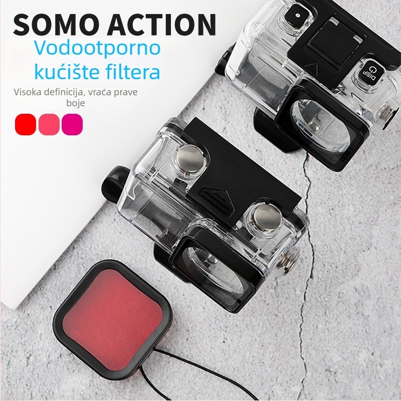 Set crveno-ljubičastih filtera za podvodno kućište DJI Osmo Action