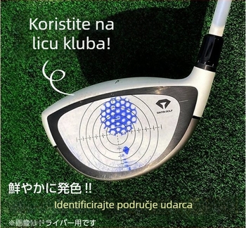 Daiya Naljepnica za označivanje udaraca za golf — drvene i željezne palice — vježba zamaha