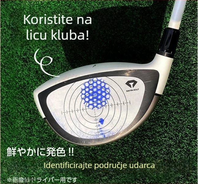 Daiya Naljepnica za označivanje udaraca za golf — drvene i željezne palice — vježba zamaha