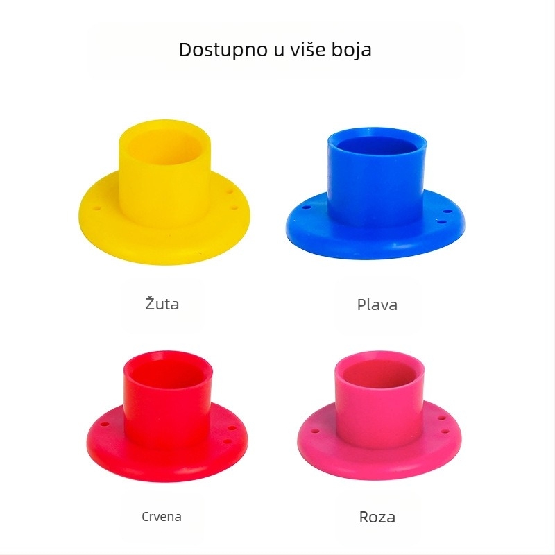 Plastični golf tee od mekane gume s držačem za špicu