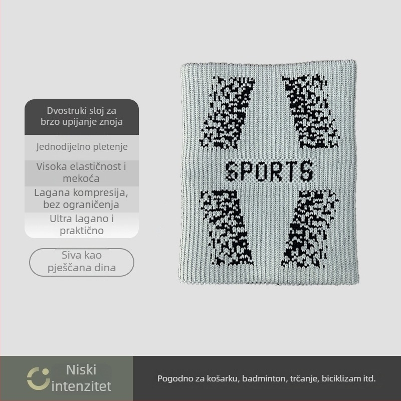 Nova sportska kompresijska narukvica za zglob, zaštita od uganuća, unisex, za tenis, badminton i košarku, upija znoj