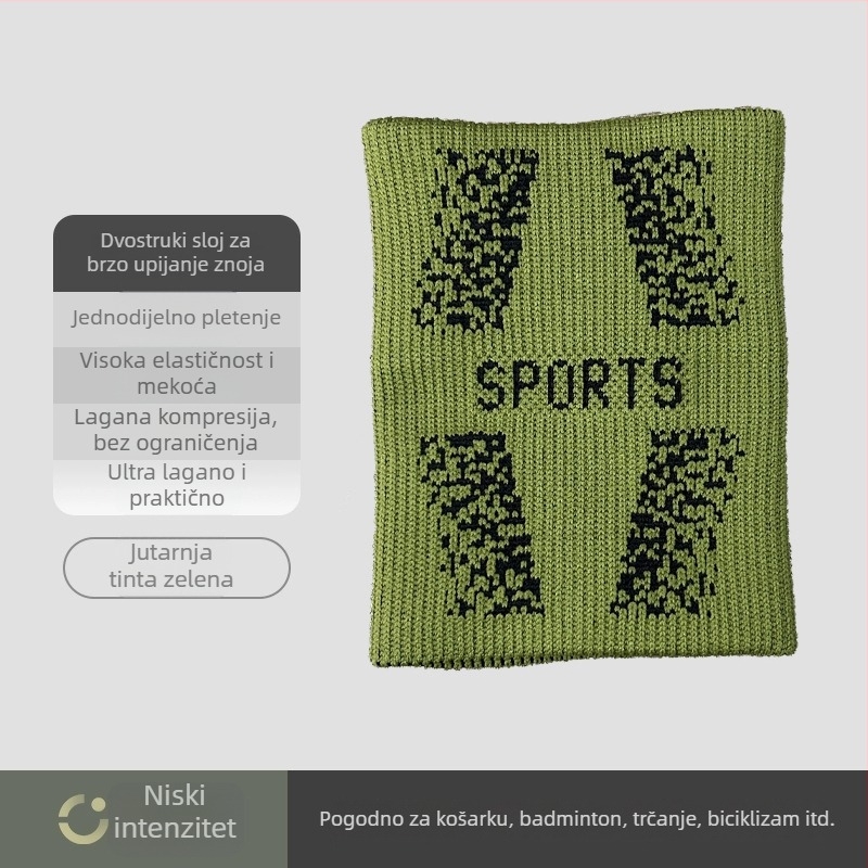 Nova sportska kompresijska narukvica za zglob, zaštita od uganuća, unisex, za tenis, badminton i košarku, upija znoj
