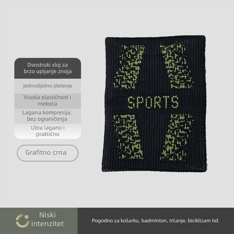 Nova sportska kompresijska narukvica za zglob, zaštita od uganuća, unisex, za tenis, badminton i košarku, upija znoj