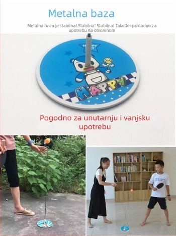 Samostalni trener stolnog tenisa za djecu kod kuće s motivom Nezha i trenerom vida