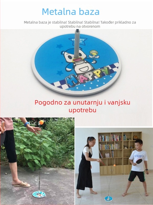 Samostalni trener stolnog tenisa za djecu kod kuće s motivom Nezha i trenerom vida