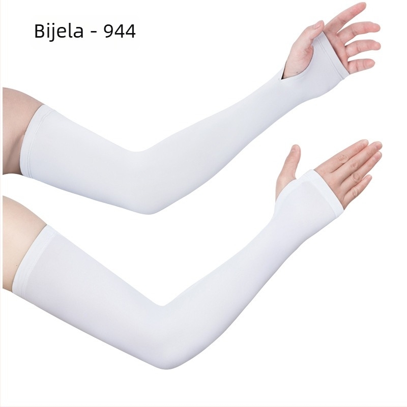 Tanke zaštitne rukave za sunce za ruke, materijal Ice Silk, UV zaštita, prilagodljivo