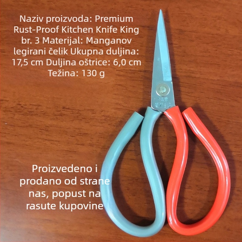 Nehrđajuće čelične višefunkcijske škare za kuhinju, dom i industriju, za rezanje cvijeća