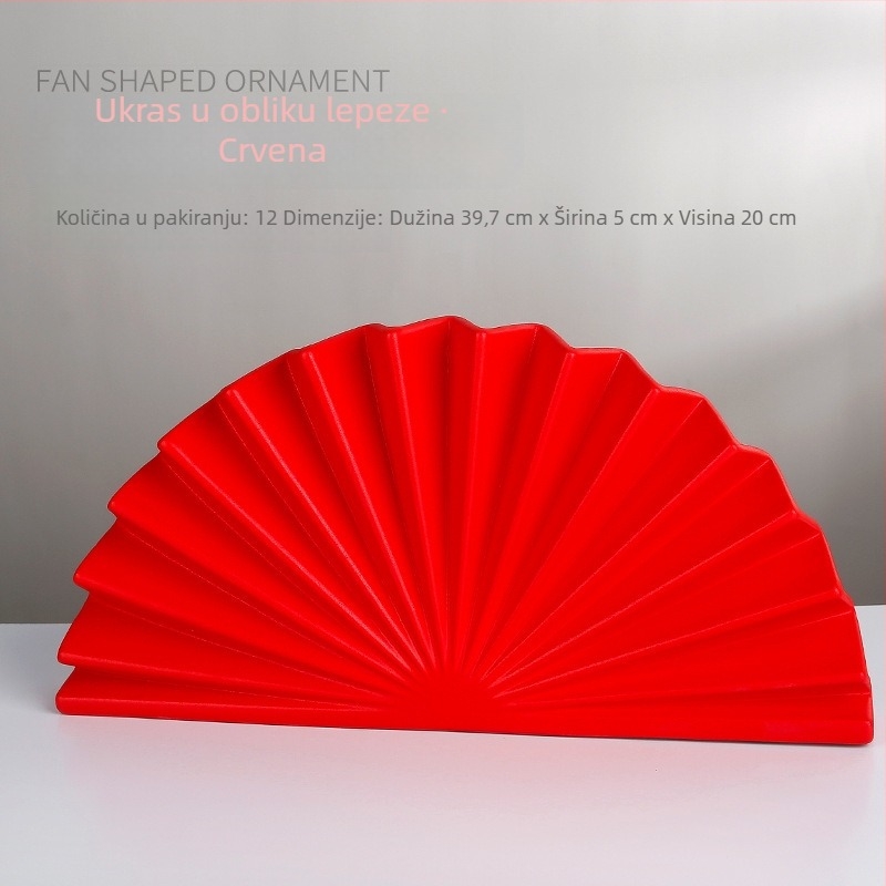 Novi keramički sklopivi fan — dekorativni komad za dom