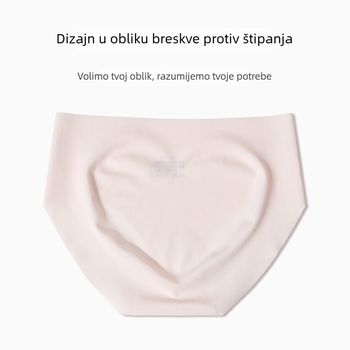 Djevojačke prozračne gaćice sa srednjim porasom, bez šavova, od jednog komada