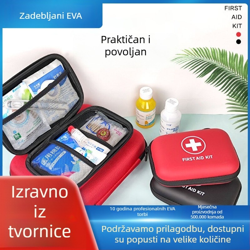 EVA prijenosni nužni set za situacije i prvu pomoć, organizator za skladištenje sa zatvaračem, oprema za prevenciju epidemija