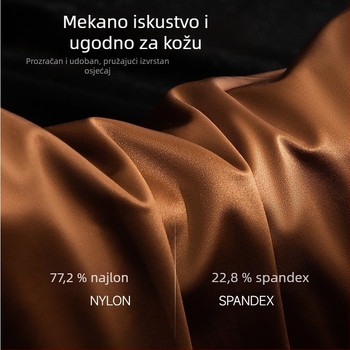 Muške bokserice sa satenskim sjajem i ledenim silk efektom, mekane i udobne za kožu, srednji pojas, luksuzan dizajn
