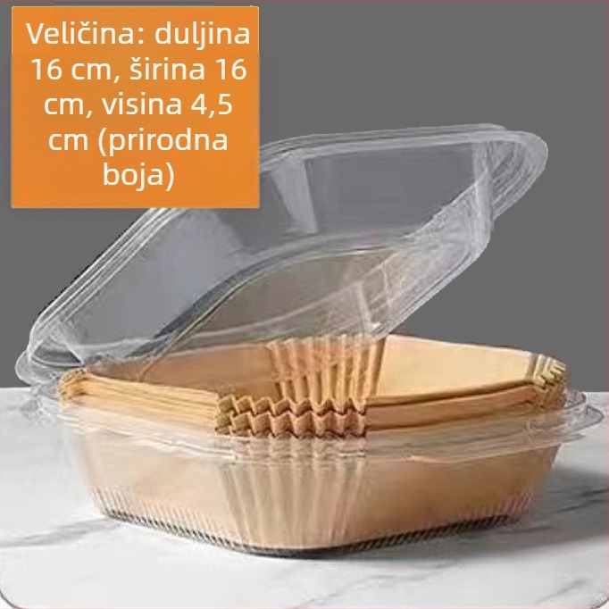 Papir za fritezu za pečenje, papir za upijanje masnoće, okrugli ili kvadratni, ne ljepi se, otporan na masnoće, kuhinjski papir