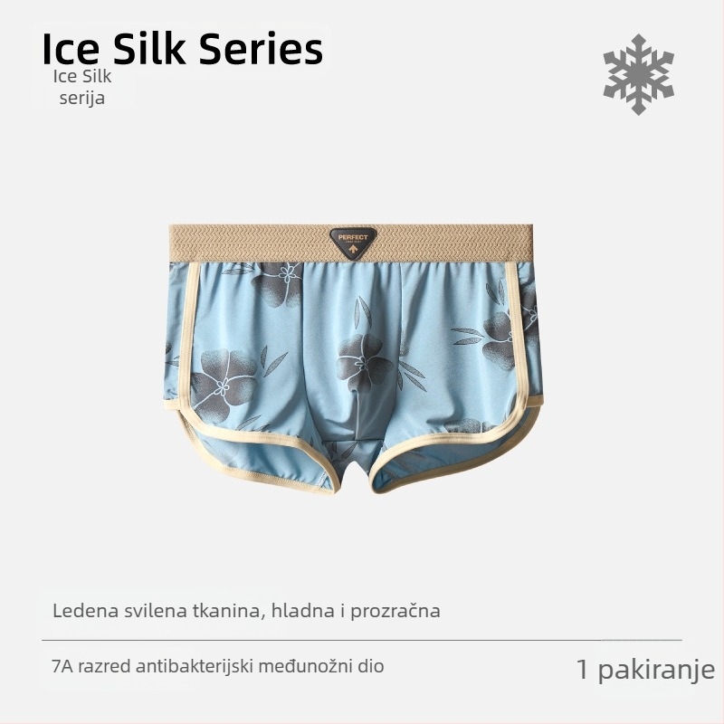 Muške boxerice od Ice Silk za ljeto – luksuzan saten, svilenkaste i mekane, prozračne i udobne