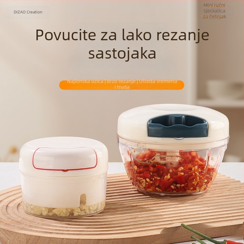 Mini ručna presa za češnjak i mljevač češnjaka, kuhinjska sjeckalica povrća