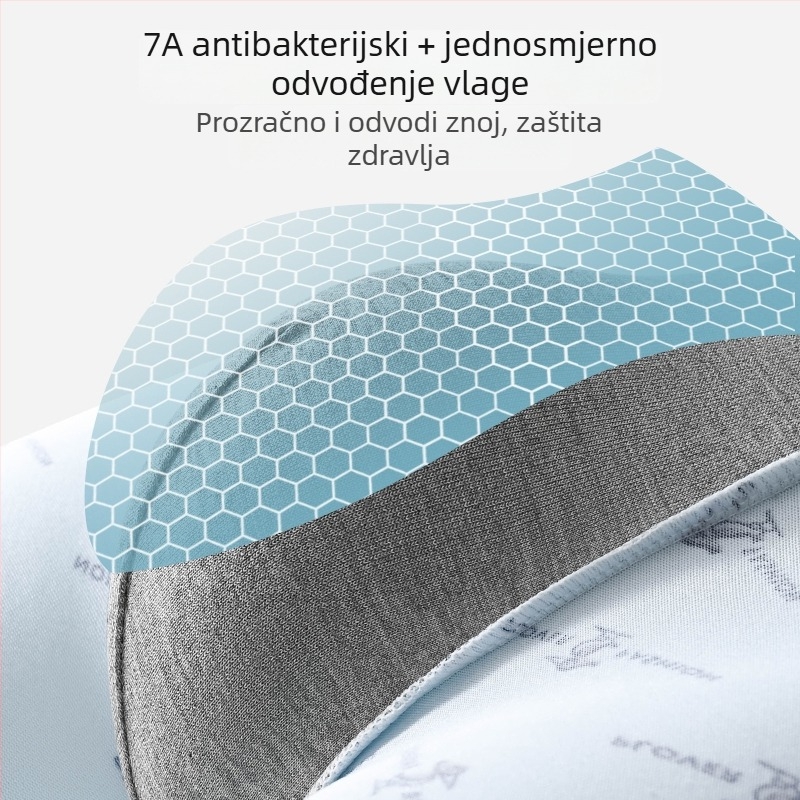 Antibakterijske muške bokserice od Ice Silk materijala, srednji struk, za tinejdžere, prozračne