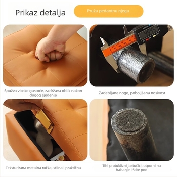Drvena klupa za cipele s prostorom za pohranu, pogodna za dnevni boravak i ulaz, višenamjenska