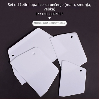 Plastični nož za rezanje i špatula za tortu, polukružni alat za pečenje, rezač rižinih rolica