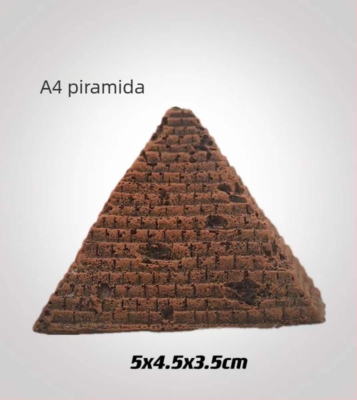 Statu Buddhe od smole u piramidalnom obliku za ukrašavanje akvarija