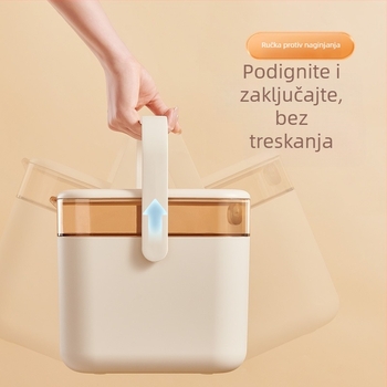 Prijenosna višeslojna kutija za lijekove za kućnu upotrebu i prvu pomoć
