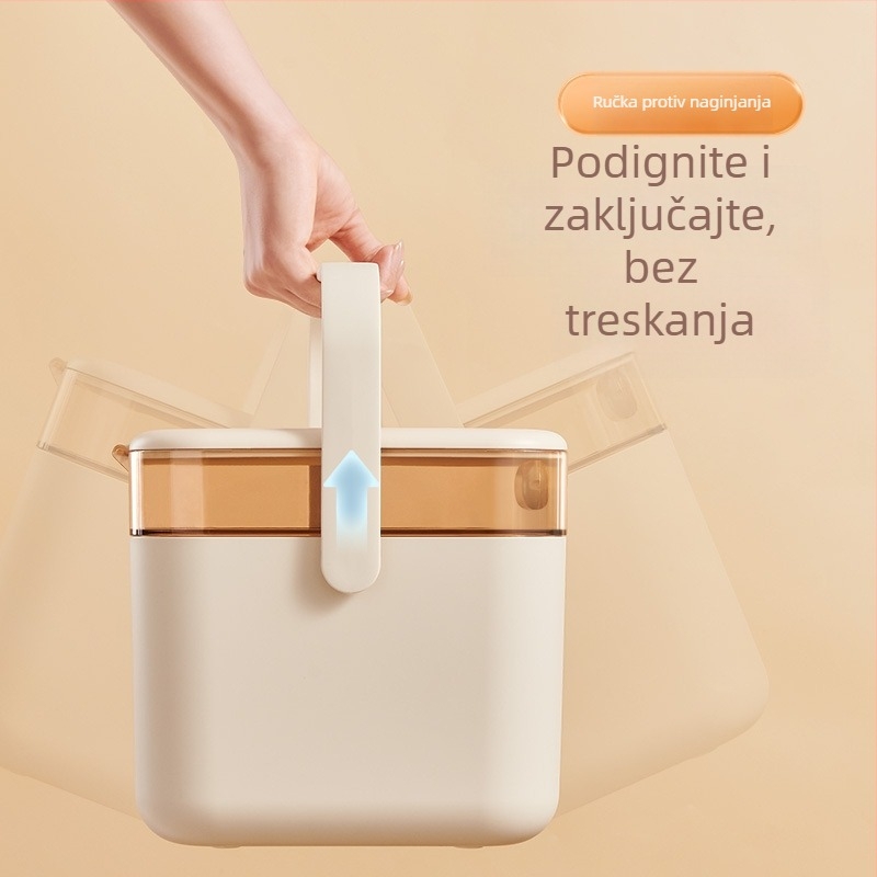 Prijenosna višeslojna kutija za lijekove za kućnu upotrebu i prvu pomoć