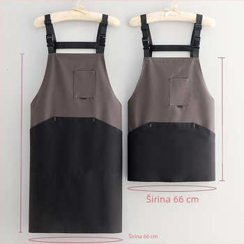 Kompozitna vodootporna pregača, podesiva, jednostavnog japanskog stila za kuhinju, kuhanje i catering, unisex