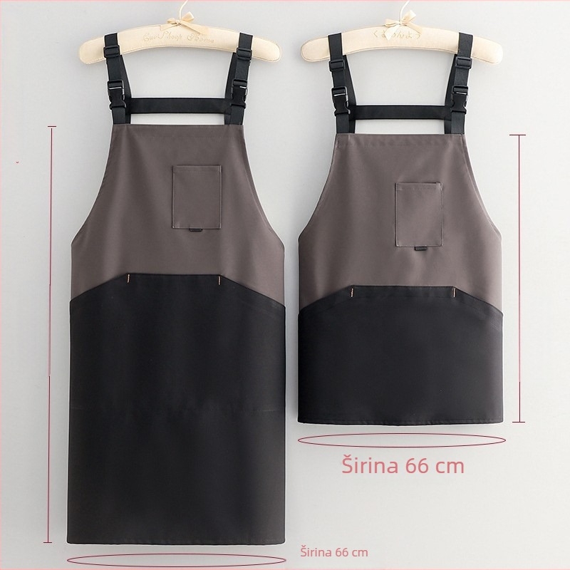 Kompozitna vodootporna pregača, podesiva, jednostavnog japanskog stila za kuhinju, kuhanje i catering, unisex