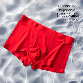 Bezšivne muške boxerice od modalnog materijala, crvene, 50S, izdanje po godini rođenja