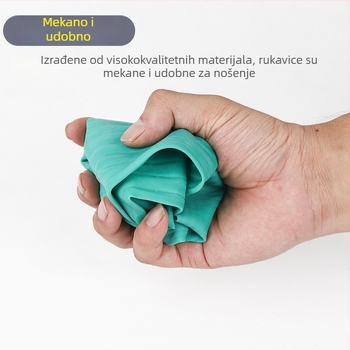 Latex zaštitni rukav, vodootporan, otporan na ulje te kiseline i lužine, produžen i deblji, za ribarsku industriju