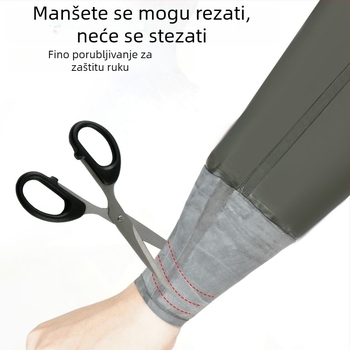 Dugi vodootporni rukavi za obradu ribe i morskih plodova