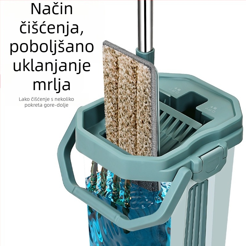 Novi model ravnog mopa s integriranim spremnikom za suho i mokro čišćenje