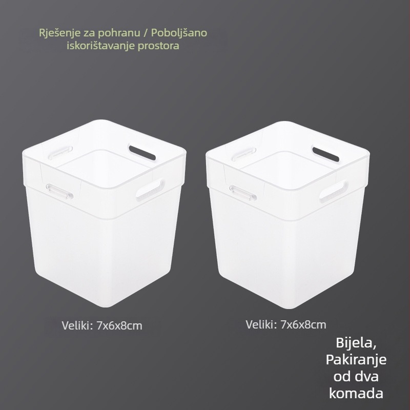 Prozirna kutija za bočne vrata hladnjaka, kuhinjski organizator za spremanje umaka, 2-komadni set, PP materijal, pogodan za hranu