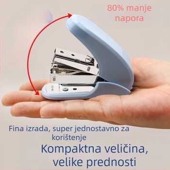 Kompaktna uredska spajalica, izdržljiva, ručna, model Js1210A