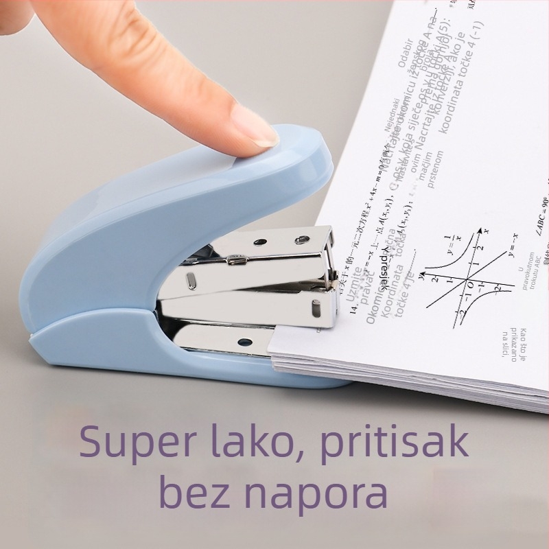 Kompaktna uredska spajalica, izdržljiva, ručna, model Js1210A