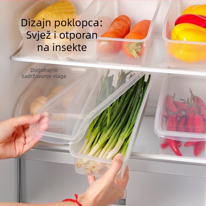 Kutija za skladištenje u hladnjaku, hrana kvalitete, očuvanje svježine povrća i voća, kutija za jaja, kutija za zamrznuta jaja