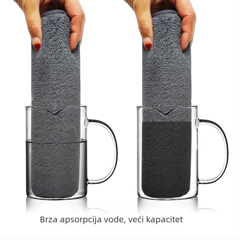 Ploski mop – zamjenska mikrovlakana glava, debela glava mopa s univerzalnim stezanjem