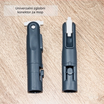 Set spoja za mop – plosni univerzalni spoj, rotirajući spoj, spojka za štap mopa, zamjenski konektor
