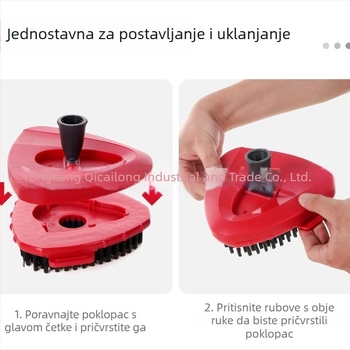 Novi kompatibilni O-Cedar RinseClean veliki trokutasti nastavak za mop, zamjenska glava, paket od 2 komada