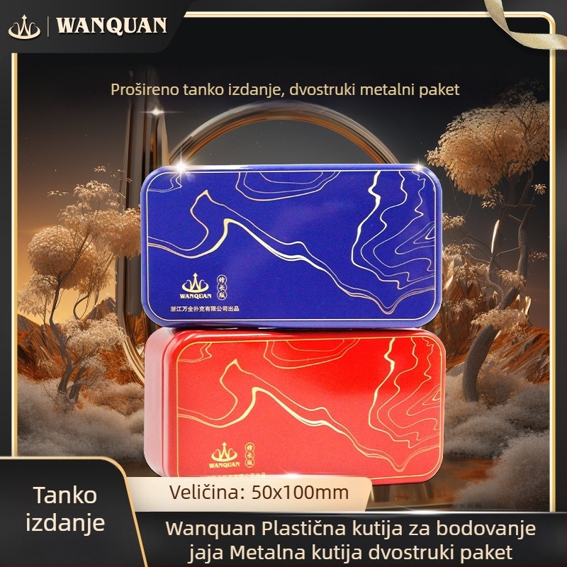 Guandan plastične karte za igru s bodovanjem, u uskoj PVC vodootpornoj metalnoj kutiji, uske kartice, model 5058