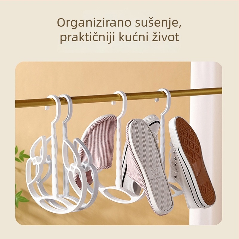 Stalak za sušenje cipela s odvodnim kukama