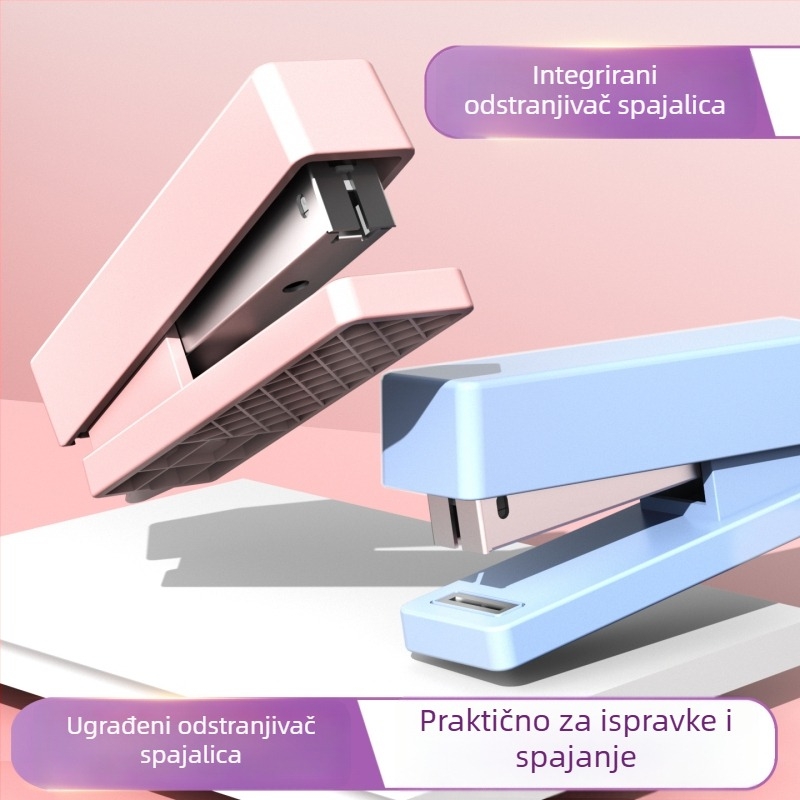 Spajalica srednje veličine za učenike, minimalistički uredski pribor, broj 12 spajalica, povezivač, dar