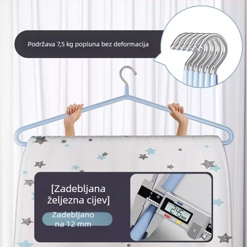 Veliki stalak za sušenje deka, plahti i ručnika, debela konstrukcija, kućna uporaba na balkonu