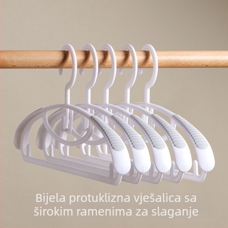 Polukružni dvostruki vješak, bez tragova, ojačan, zaštita ramena za kapute i hlače, novi kineski stil