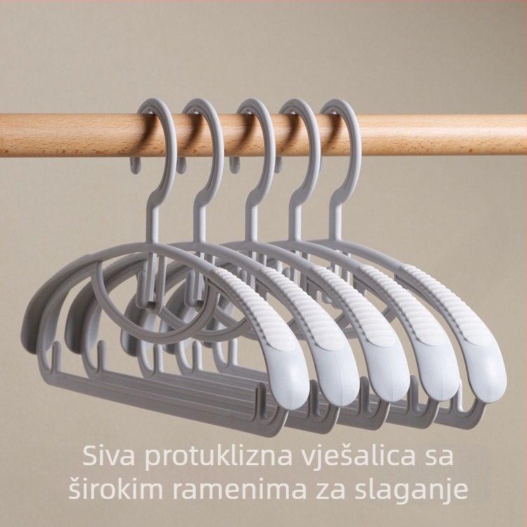 Polukružni dvostruki vješak, bez tragova, ojačan, zaštita ramena za kapute i hlače, novi kineski stil
