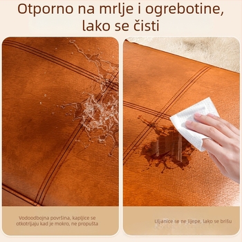Kožni taburet za pohranu, kapacitet 50 L, za odjeću i pokrivače, višenamjenski dnevni boravak